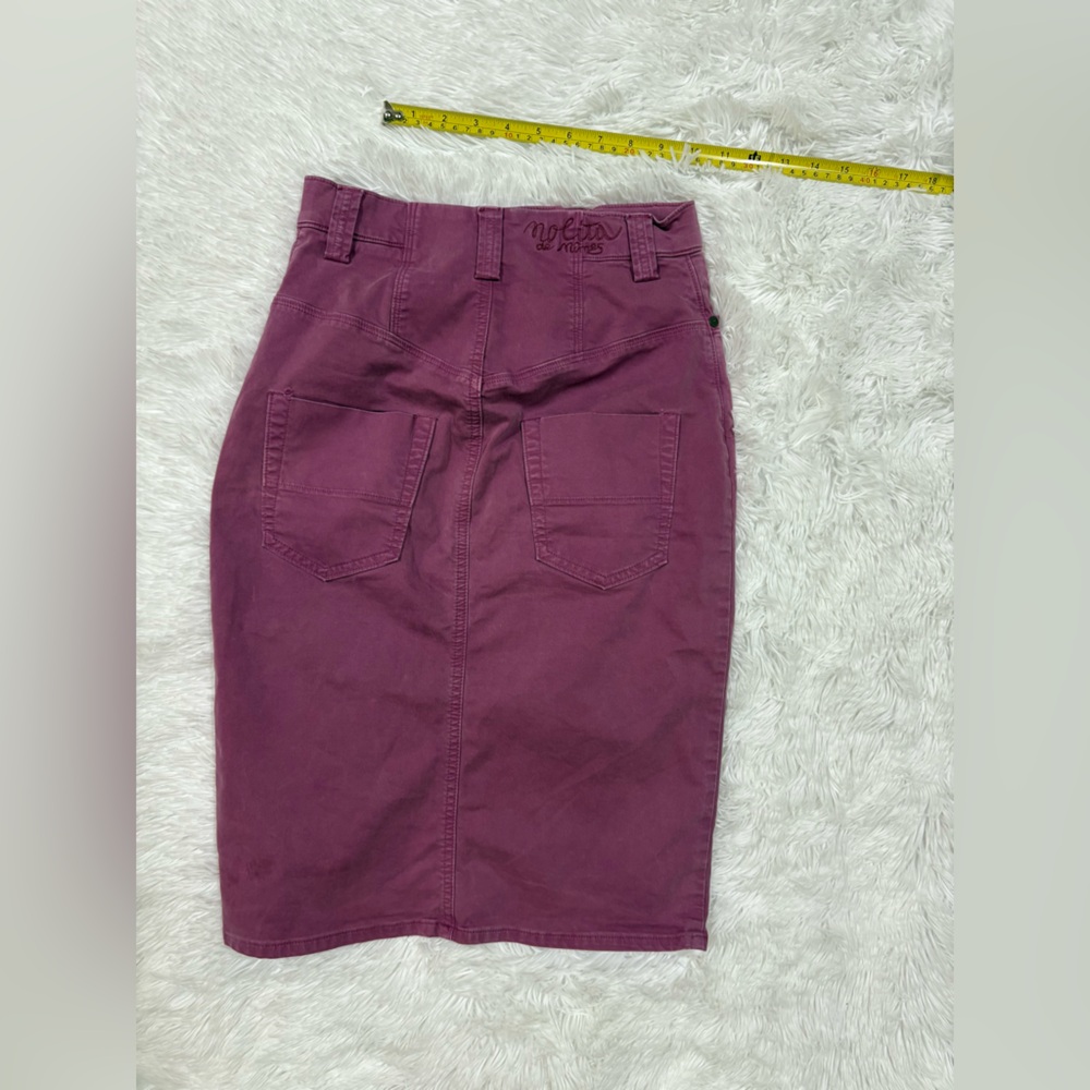 Nolita elegante Plum Pencil Skirt - Picture 2 of 10